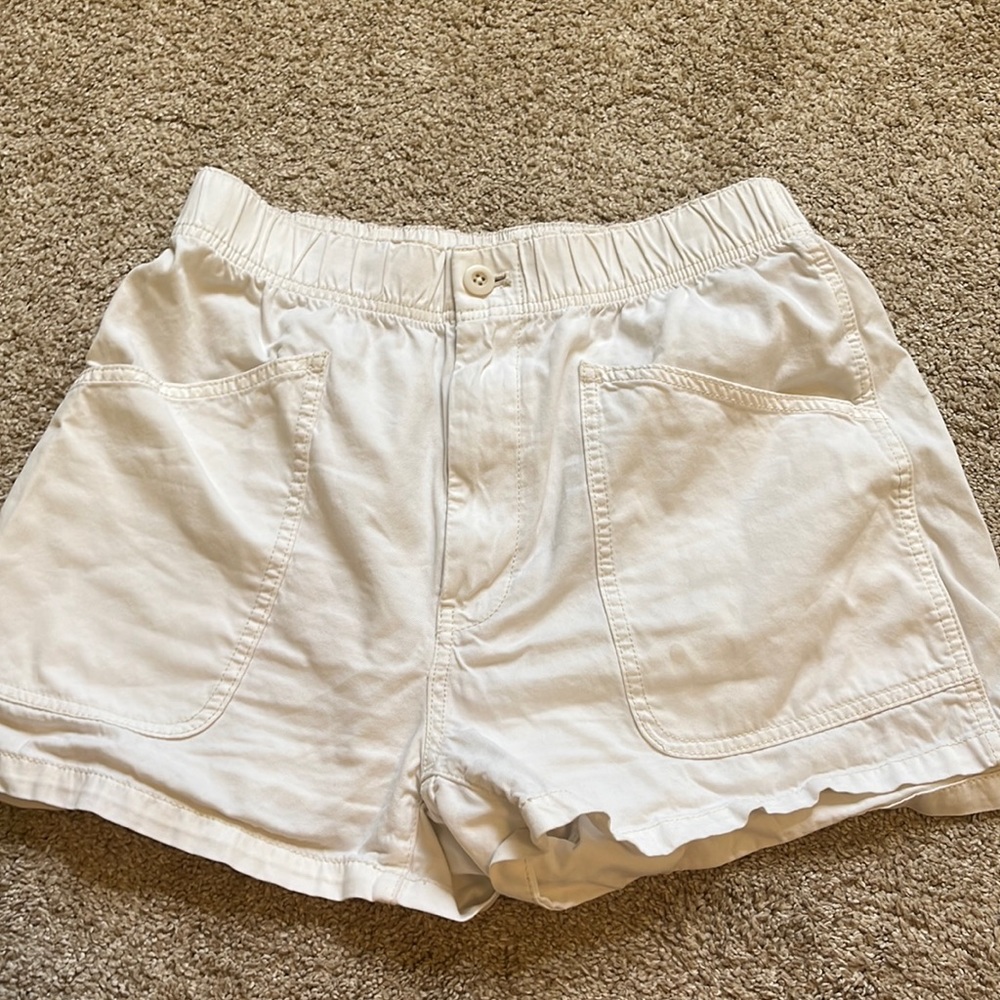 Madewell White Shorts